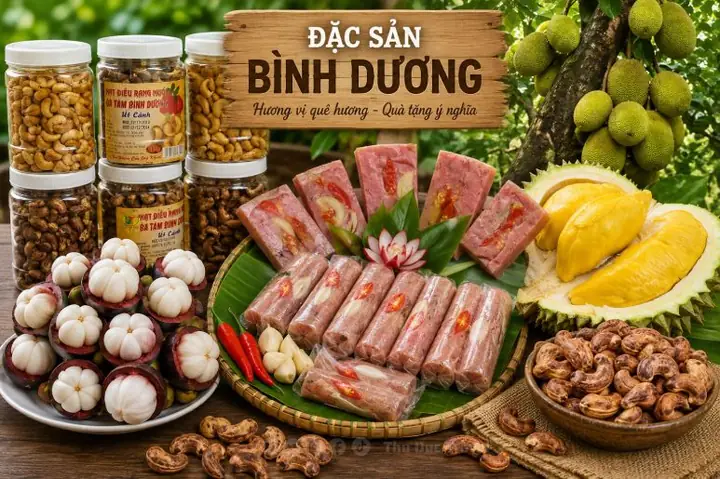 Top 12+ Đặc Sản Lái Thiêu 2026: Trái Cây Vườn, Món Ăn Nổi Tiếng & Địa Chỉ Mua Uy Tín Theo Mùa