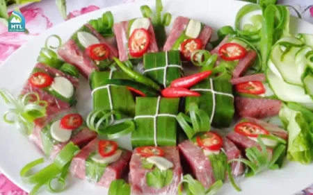 Nem Chợ Huyện Đặc Sản Bình Định (nem Chua Lá Ổi Chợ Huyện Tuy Phước)